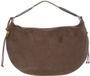 Coccinelle Leren schoudertas Thess Handbag Suede Le. / Grained Le. Warm Ta / Warm Ta Taupe