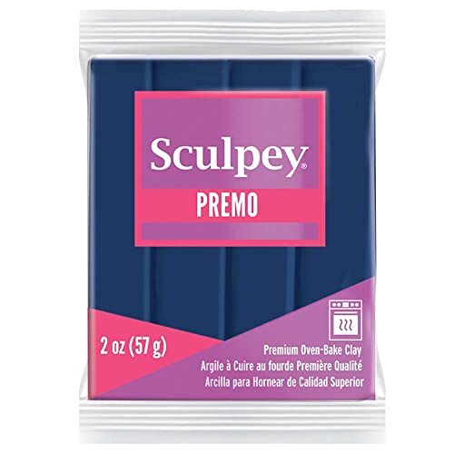 Polyform PE02 5050 Premo Sculpey modelleermassa, marineblauw, 57 gr, navy