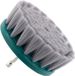 Tête de brosse rotative avec poils souples, diamètre 100 mm - Boîtier en plastique. Idéal pour le nettoyage de voiture et l'usage domestique - Connexion via une vis à six pans de 1/4" - Matériau durable