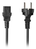 Lanberg CA-C13C-15CC-0018-BK electriciteitssnoer Zwart 1,8 m C13 stekker CEE7/7