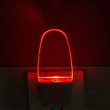 Veiligheidslampje stopcontact - 2 stuks - 0,5 W - Sensor automatisch - Licht rouge