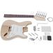 Gear4Music Guitarworks Duo-Cutaway Doe-het-zelf Elektrisch Gitaarpakket, Essenhout