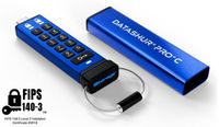 iStorage datAshur PRO+C - 256GB - USB Stick - USB-C - Blauw