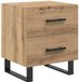 vidaXL Nachtkastje Artisan Eiken 40 x 35 x 47,5 cm Bewerkt Hout
