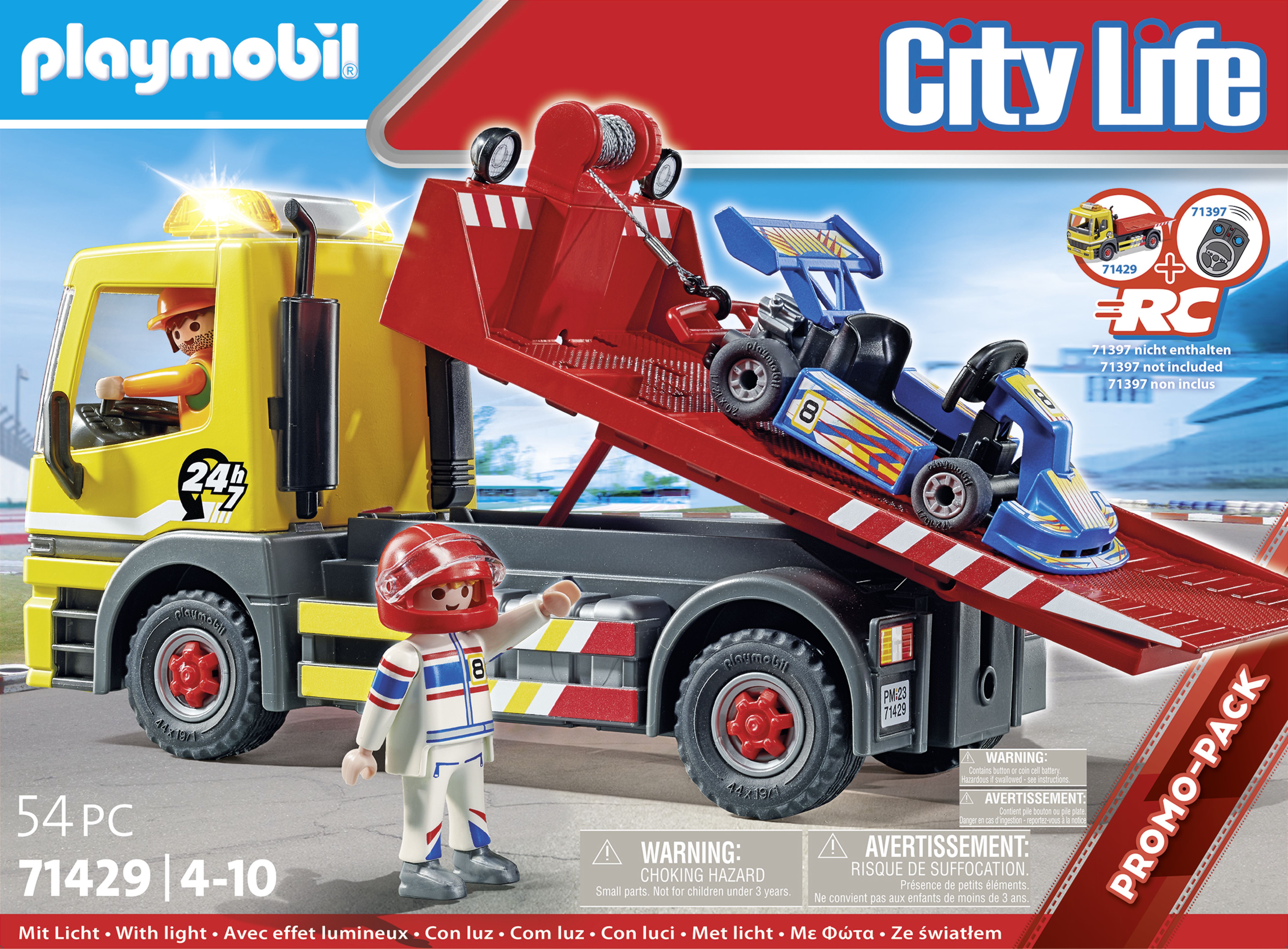 PLAYMOBIL FamilyFun 71429 Tow Truck - Multicolour
