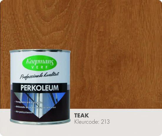 Koopmans Perkoleum - Transparant - 0,75 liter - Teak