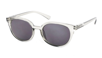 Vista Bonita NOVA – Zonneleesbril UV400 – Sterkte +2.00 – Kleur Kadushi Silver – Unisex model – Licht en hip – Ronde pasvorm – Flexveren - Inclusief etui en doekje