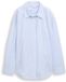 Tom Tailor Losvallende popeline blouse - Maat 36 - mid blue white stripe