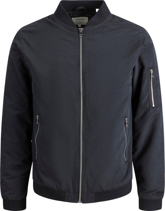 JACK&JONES JJERUSH BOMBER NOOS Heren Jas - Zwart - Maat M