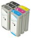 HP 6 cartouches d'encre HP 72, 130 ml, adaptées pour Designjet T1100/T1200/T2300