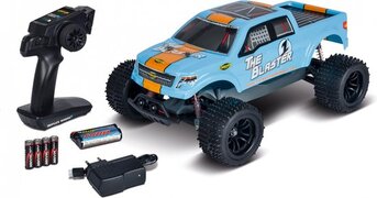 Carson 500404144 - 1:10 The Blaster FE 2.4G 100% RTR, op afstand bestuurde auto/voertuig, RC-voertuig, incl. batterijen en afstandsbediening