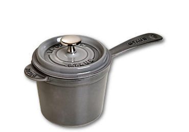 Staub Hoge sauspan - 140 mm - 1.2 liter - Gietijzer - Grijs