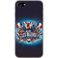 Allez les bleus Bedrukt siliconen hoesje compatibel met Apple iPhone 7