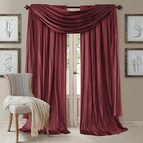 Elrene Elrene Home Fashions 026865868432 raamgordijn Drape staaf Zakpaneel