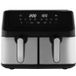 ProfiCook PC-FR 1296 H Dubbel 9L Heteluchtfriteuse Zwart/Zilver