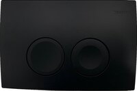 Geberit Delta 21 Bedieningsplaat - Mat Zwart - Frontbediening