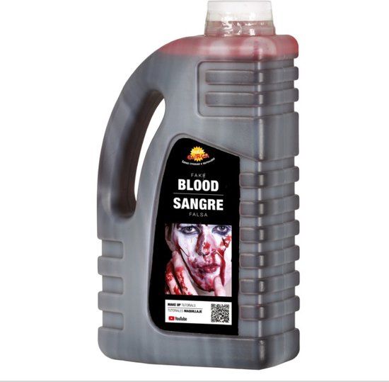 Fiestas Guirca Bloed in fles - 1000 ml - Halloween - Unisex