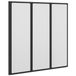 vidaXL Écran de baignoire 3 panneaux pliable 117 x 120 cm