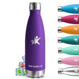 Thermosfles, 0,75 l, BPA-vrij, roestvrijstalen waterfles, lekvrij, vacuüm-geïsoleerd, metalen fles, gemakkelijk mee te nemen, voor yoga, camping, fitness