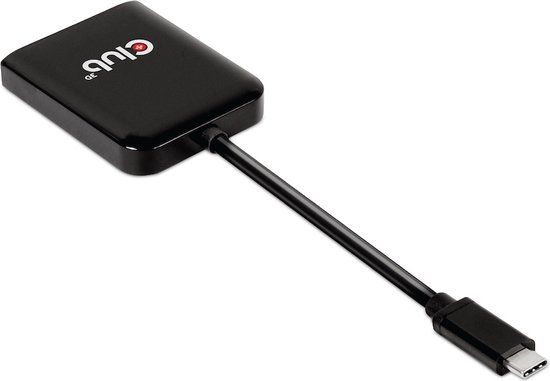 Club 3D USB3.2 Gen2 Type-C(DP Alt-Mode) to DisplayPort Dual Monitor 4K60Hz M/F MST hub