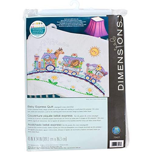 Dimensions Baby Express Dimensions Quilt-set kruissteek (incl. sjabloon, naald en instructie)