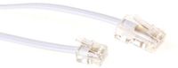 ACT TD5303 Modulaire telefonie kabel RJ-11 - RJ-45 wit 3,00 m