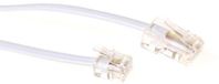 ACT TD5303 Modulaire telefonie kabel RJ-11 - RJ-45 wit 3,00 m