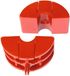 ROTHENBERGER Spanbekkenset voor ROCUT 110, 32mm, 2 halve schalen - 55026
