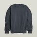 G-Star Puckering r sw wmn Dames Sweater Lange Mouw Katoen Osaka Blue GD S