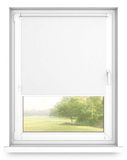 Time4blinds - Store sans cassette, 120x250 cm, Blanc neige, Commande à gauche