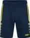 Jako Allround Trainingsshort Heren - Fluogeel / Marine | Maat: XL