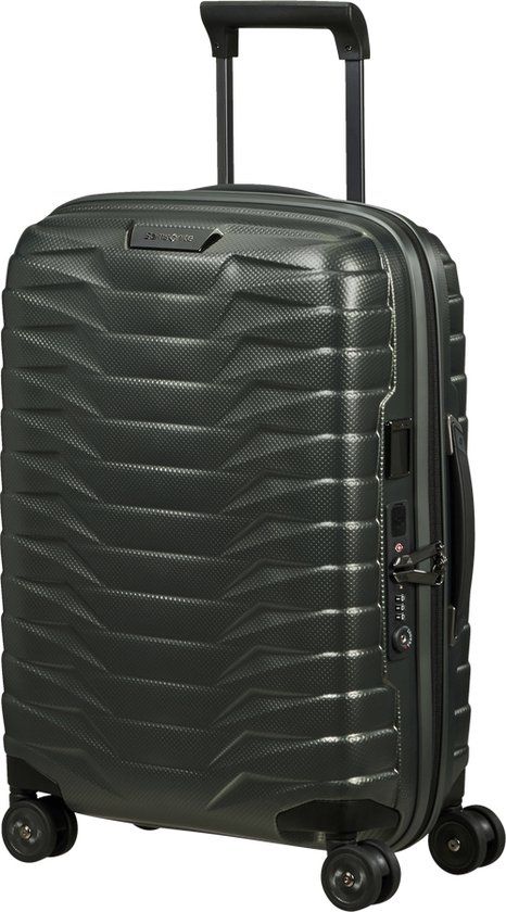 Samsonite Proxis Spinner 55/40 handbagage (4 wielen) uitbreidbaar - matt climbing ivy