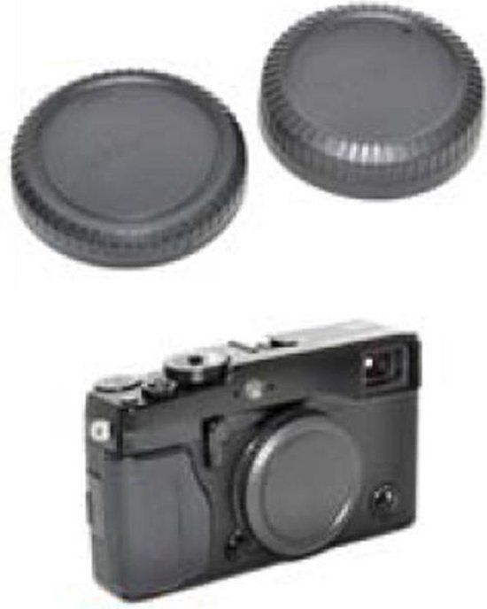 Caruba LB-FU1 Lens Cap - Fuji X-Mount - Black