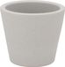 DK Design Bloempot/plantenpot - Vinci - lichtgrijs mat - voor kamerplant - D10 x H12 cm