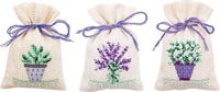 Vervaco Kruidenzakje Kit Provence Set van 3 - Borduurpakket