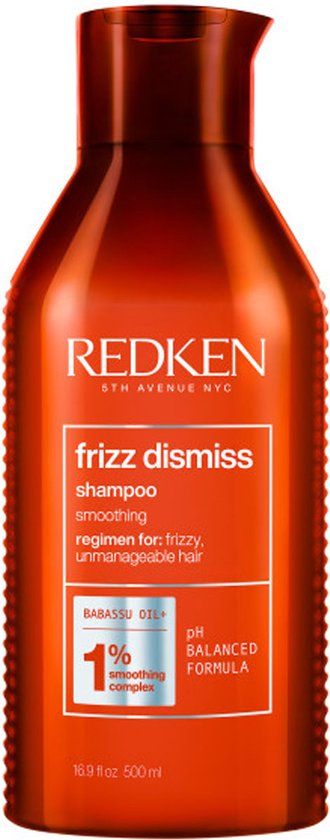 Redken Frizz Dismiss Shampoo - 300 ml - Voor Pluizig Haar - Alle Haarkleuren - Unisex