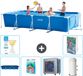 Intex Rechthoekig Frame Zwembad - 450 x 220 x 84 cm - Blauw