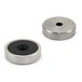 Magneet Expert® 31mm dia x 6mm dik Rubber gecoat N42 Neodymium "2 Paal" Pot Magneet (Pak van 1)