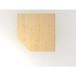 Hammerbacher Koppelelement trapeziumvormig 120x120cm grafiet