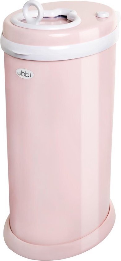 Ubbi 10031 Diaper Pail, Blush Pink, roze, 1 stuk roze