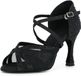 Merkloos Dansschoenen voor dames met strass, geschikt voor salsa, tango, bachata en bruiloften, binnen te dragen