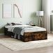 Maison Exclusive - Lit sans matelas Chêne fumé 90x200 cm