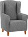 Martina Home Relax fauteuilhoes, grijs, oorkappen