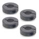 Ganter Normelemente GN 706.2-32-B14-ST 2-32-B14-ST-gespleten stelringen, zwart gedampfoxideerd, diameter d1: 32mm, boring d2: B14, 4 stuks