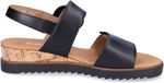 Gabor 752 Sandalen - Sleehak - Dames - Zwart - Maat 43