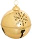 Feeric Lights & Christmas Grelot de Noël en métal or D. 41 cm pour l'extérieur