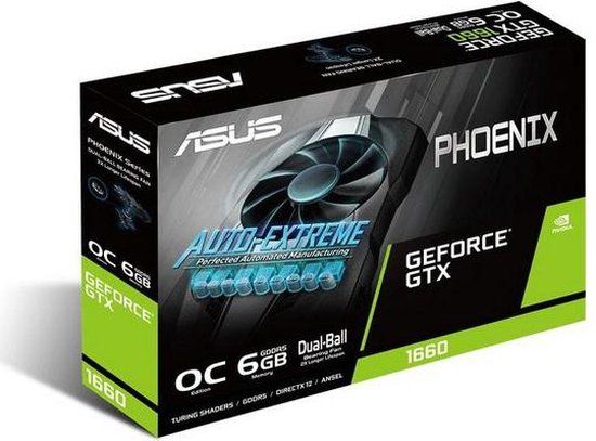ASUS PH-GTX1660S-O6G OC Edition - GeForce GTX 1660 SUPER - 6GB GDDR6
