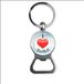 MC Living KadoExpress Bieropener Glas - I Love Korfbal