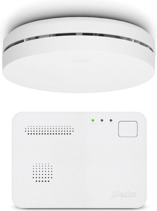 Alecto SCA04 Set met Rookmelder en Koolmonoxidemelder - 10 jaar sensor