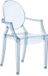 Kartell Lou Lou Ghost kinderstoel blauw